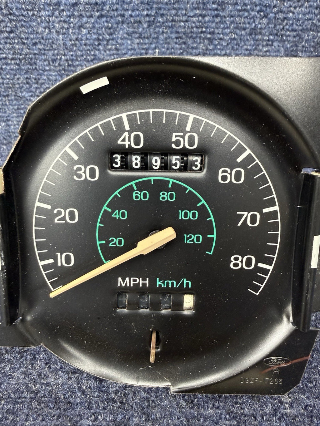 1979-1982 Ford Mustang Speedometer OEM Gauge 80MPH Speedo Factory Stock Green