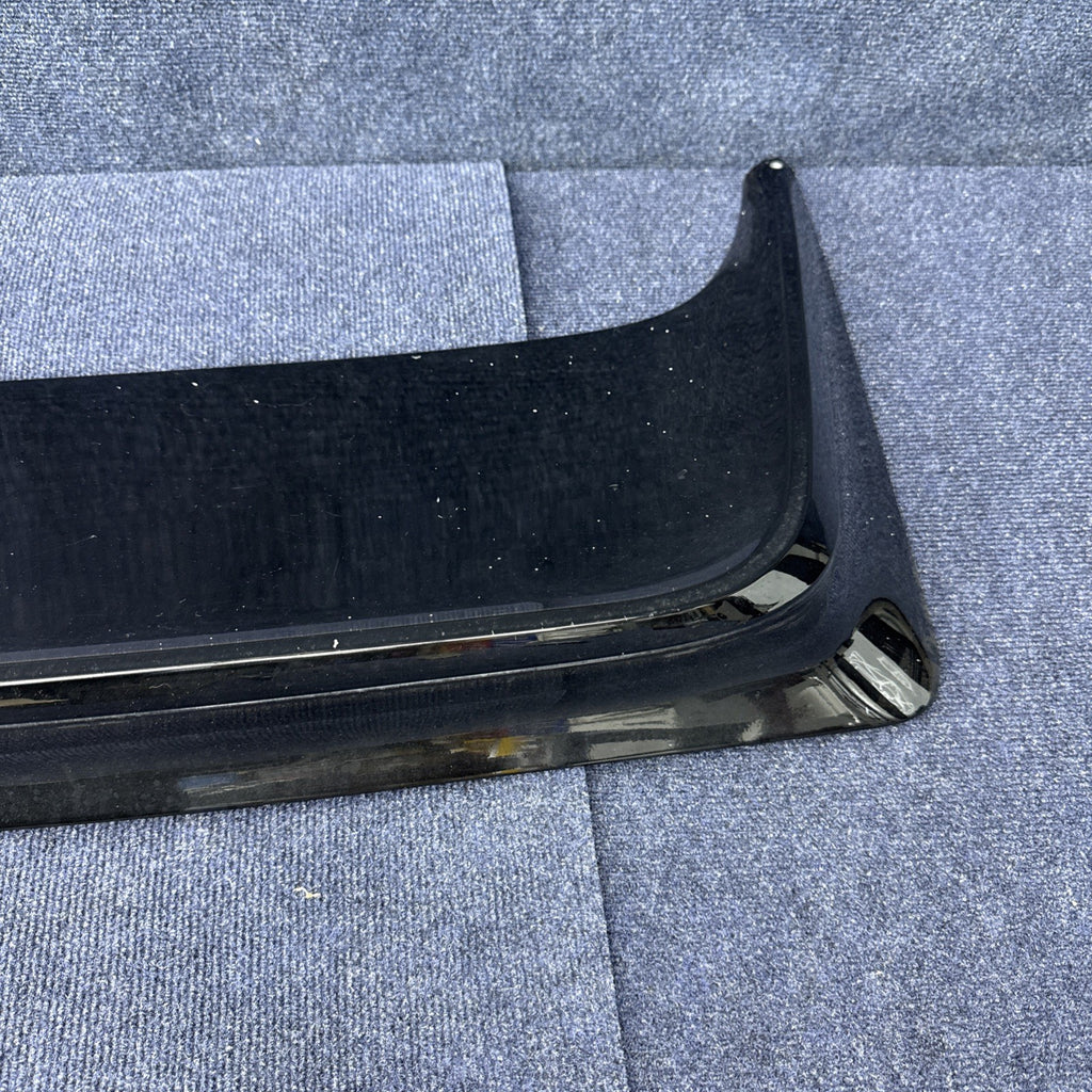 86-93 Ford MUSTANG LX HATCHBACK OEM REAR FIBERGLASS SPOILER W/LIGHT WING Black