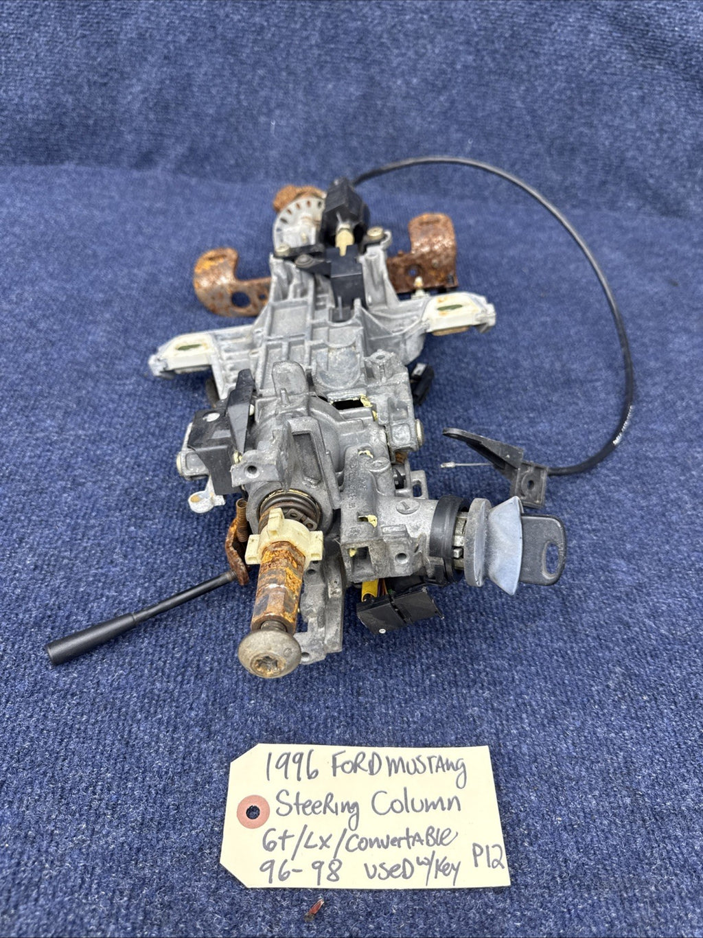 1996 97 98 OEM FORD MUSTANG STEERING COLUMN HOUSING  TILT COLUMN