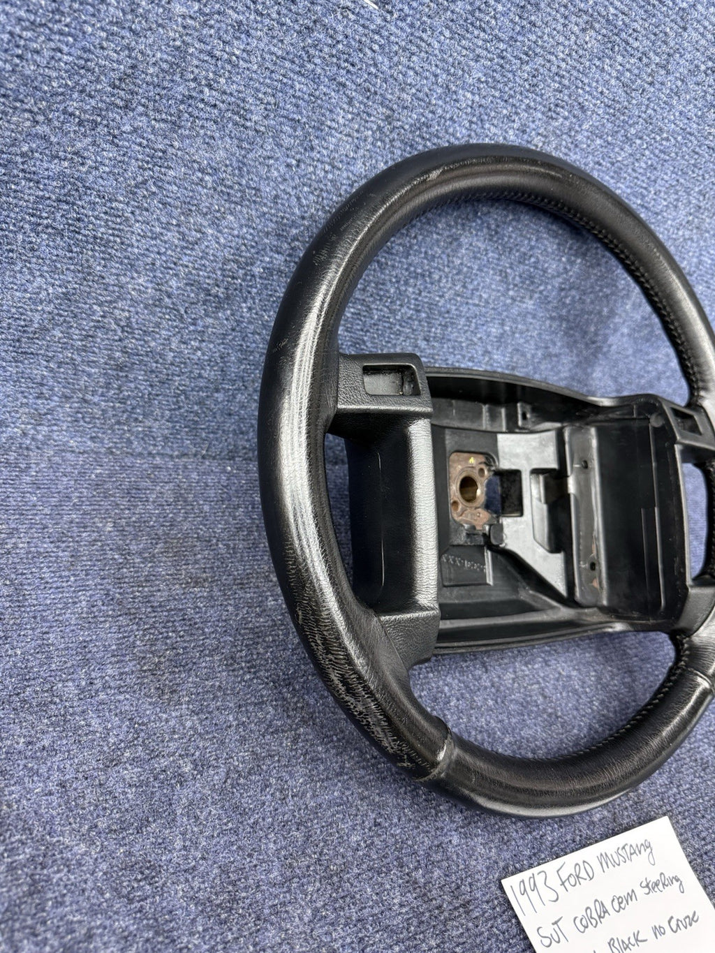 1993 Ford Mustang Cobra OEM Steering Wheel / Cruise Control Delete SVT '93