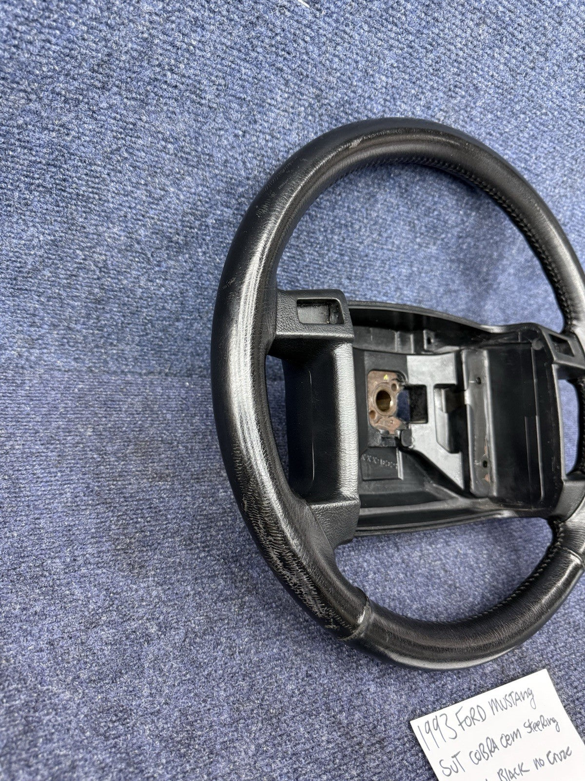 1993 Ford Mustang Cobra OEM Steering Wheel / Cruise Control Delete SVT '93
