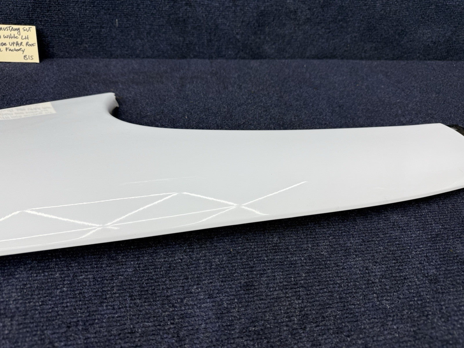 1994-1998 Mustang Svt Cobra Coupe Roof Rear Quarter Glass Trim Moulding - Driver