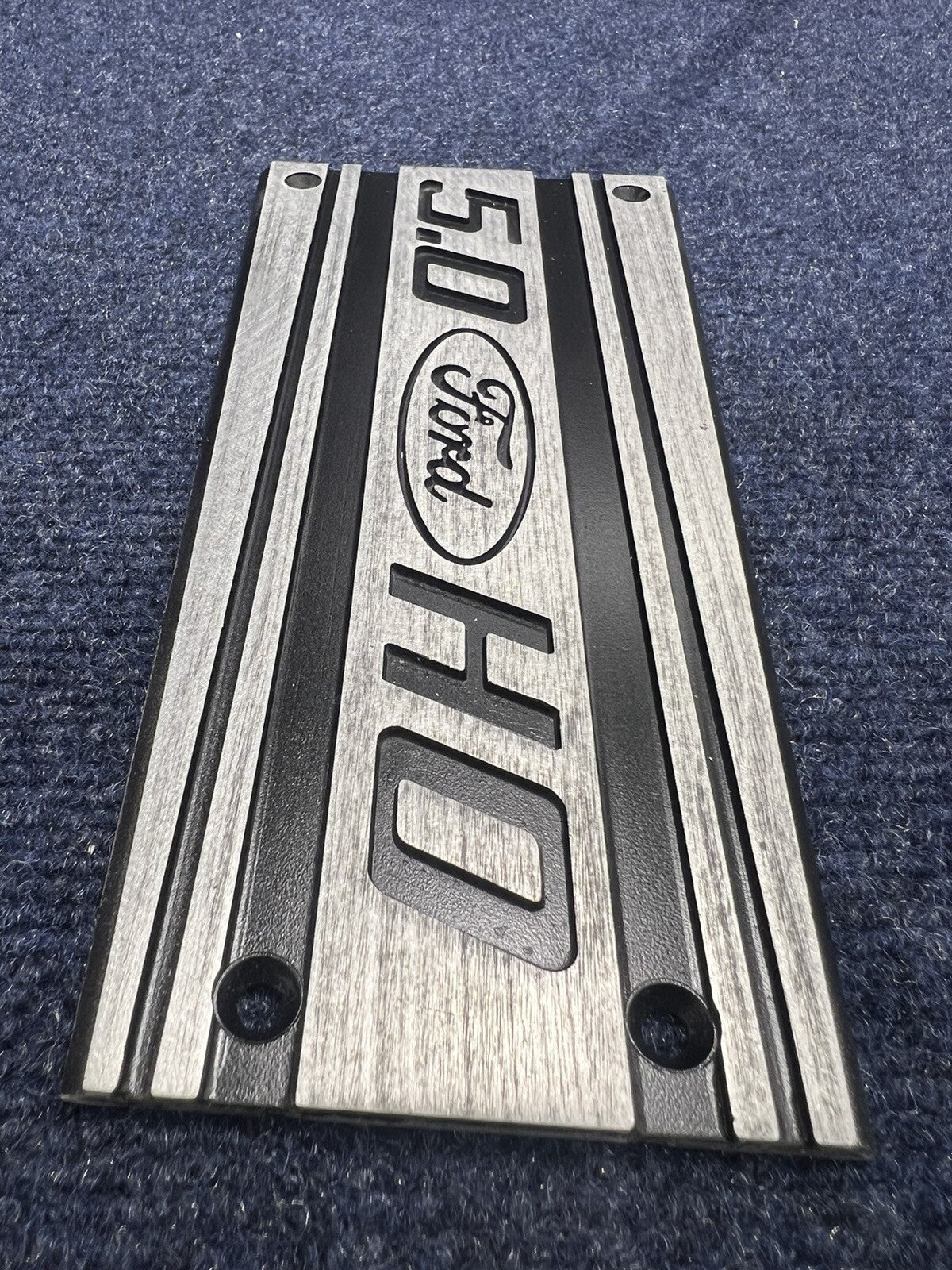 86-87-93 Ford Mustang Factory Upper Intake Manifold Plaque Cover 5.0 V8 OEM GT 