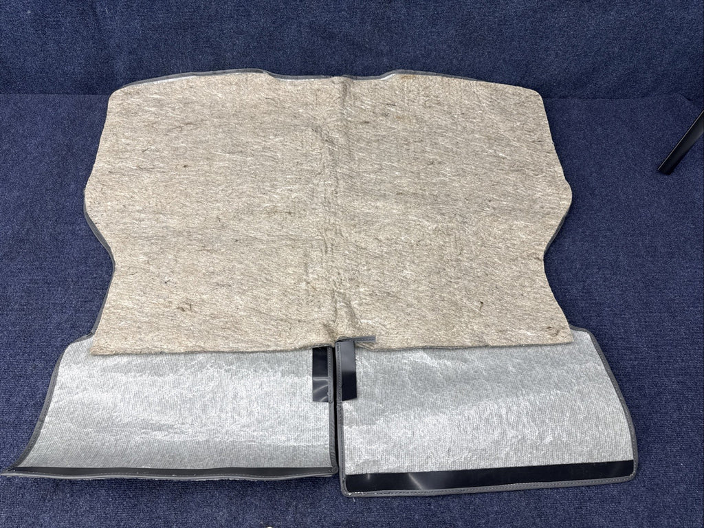 1983-1986 Ford Mustang Gt Lx Carpet Cargo Area Cutpile Hatchback Acc Grey Rear