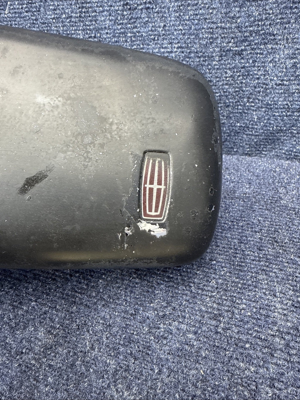 1984-1992 Lincoln Mark VII LSC Driver Side Left Power Door Mirror Black Heated