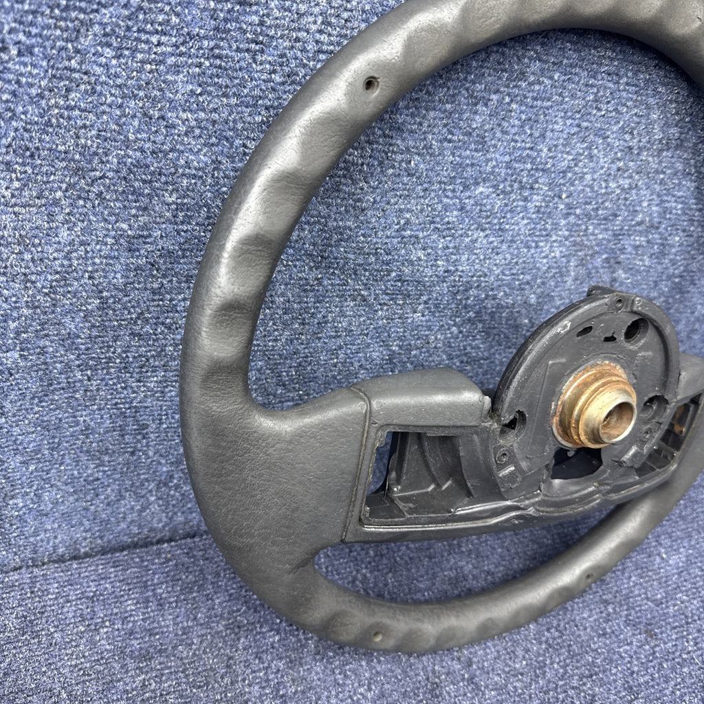 1987-1989 FORD MUSTANG BLACK STEERING WHEEL 87 88 89 OEM GT LX 2 Spoke Factory