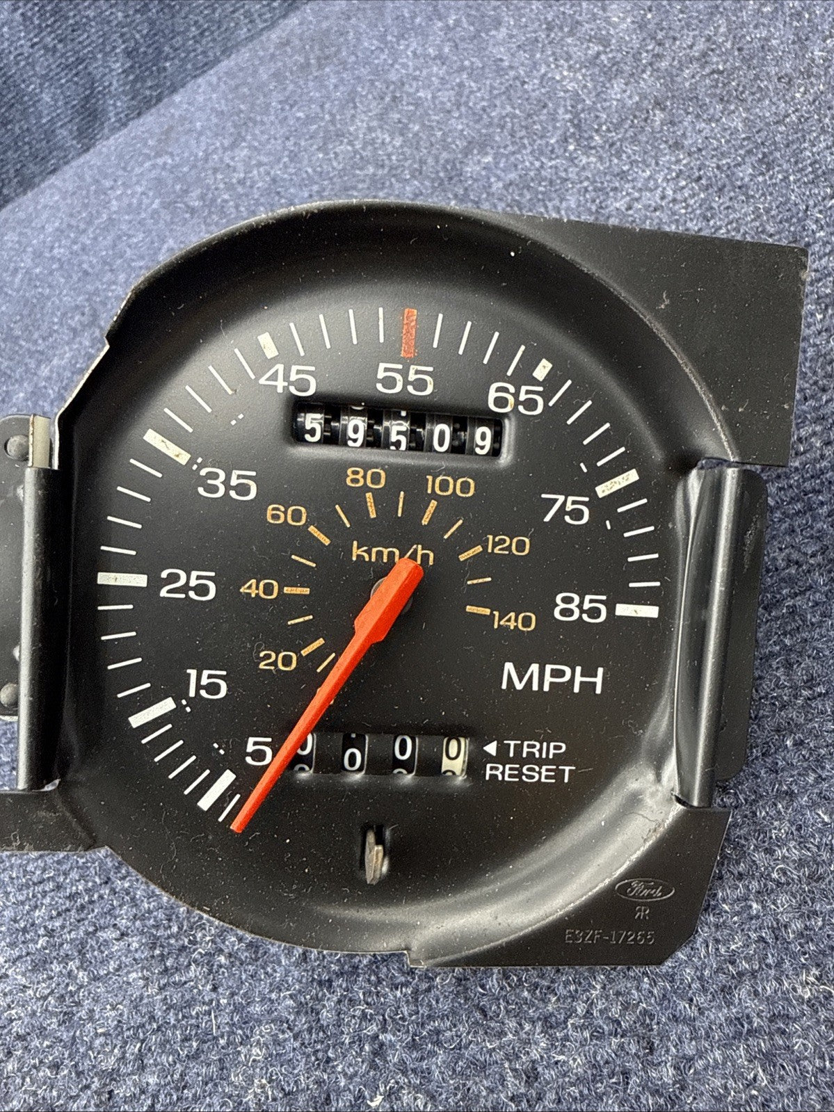 1983-1986 Ford Mustang 85mph Speedometer Gauge for Restoration or New Overlay