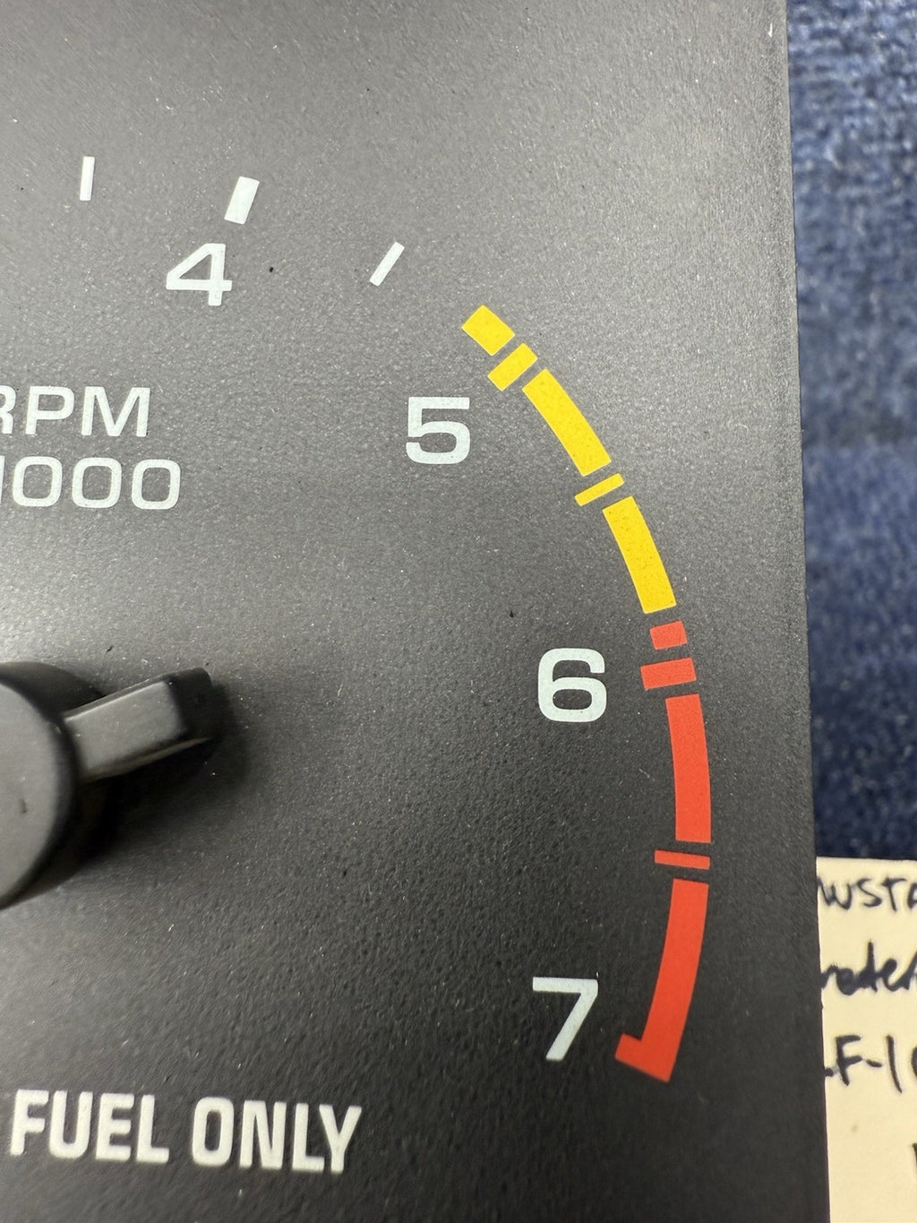 1990-1993 Ford Mustang Tachometer Unit 7,000 RPM Gauge Tach Factory Stock v8 7k