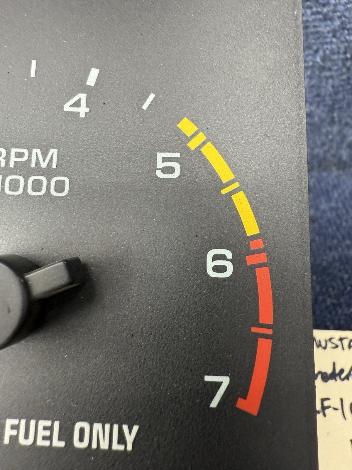 1990-1993 Ford Mustang Tachometer Unit 7,000 RPM Gauge Tach Factory Stock v8 7k