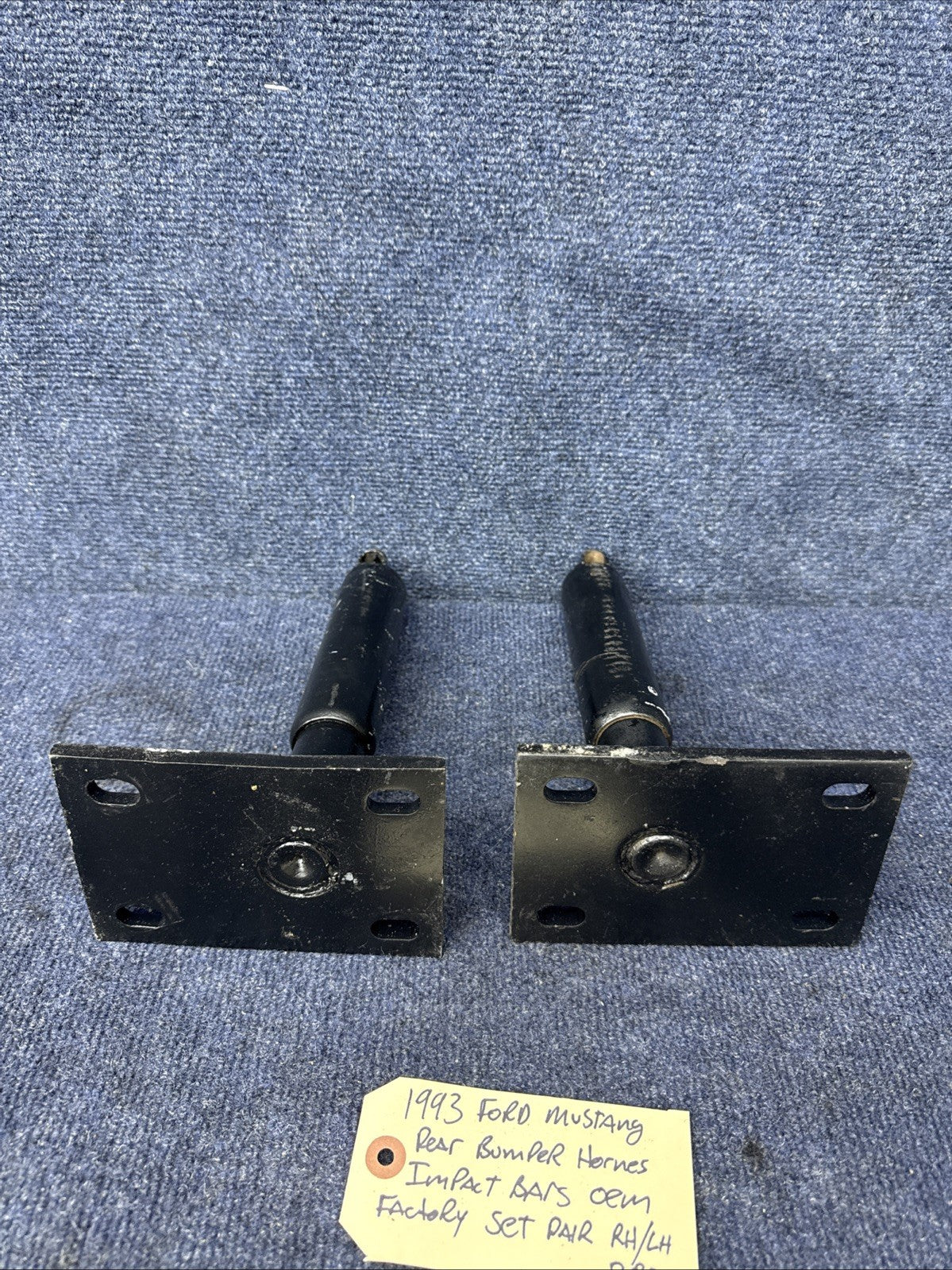 1987 - 1993 Ford Mustang Rear Bumper Crash Impact Absorbers 87-93 OEM Factory