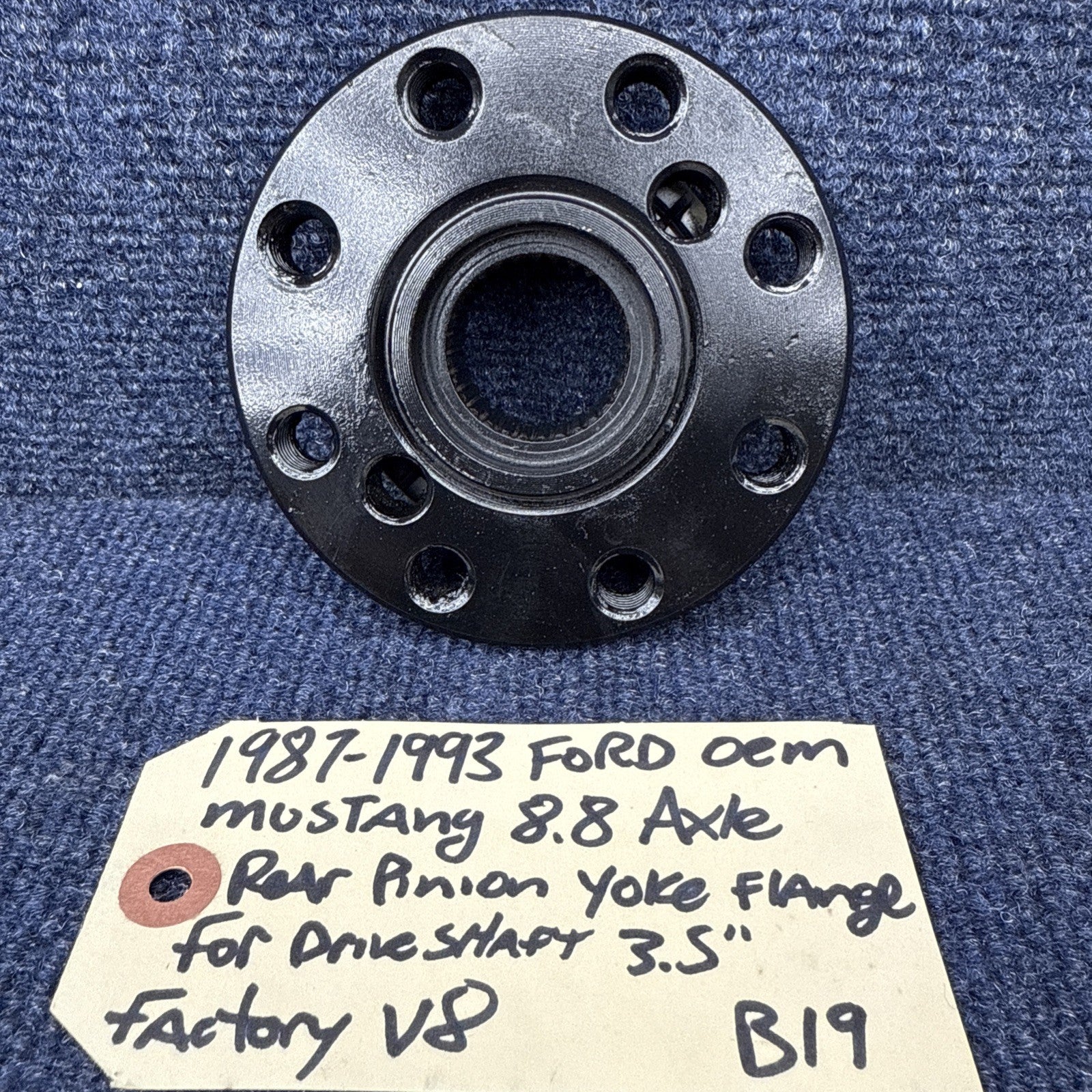 87-93 Ford Mustang 8.8 Axle Rear Pinion Yoke Flange Driveshaft OEM 3.50" Factory