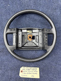90-93 Ford Mustang Black Steering Wheel w/ Buttons Factory OEM Coupe Hatch Stock