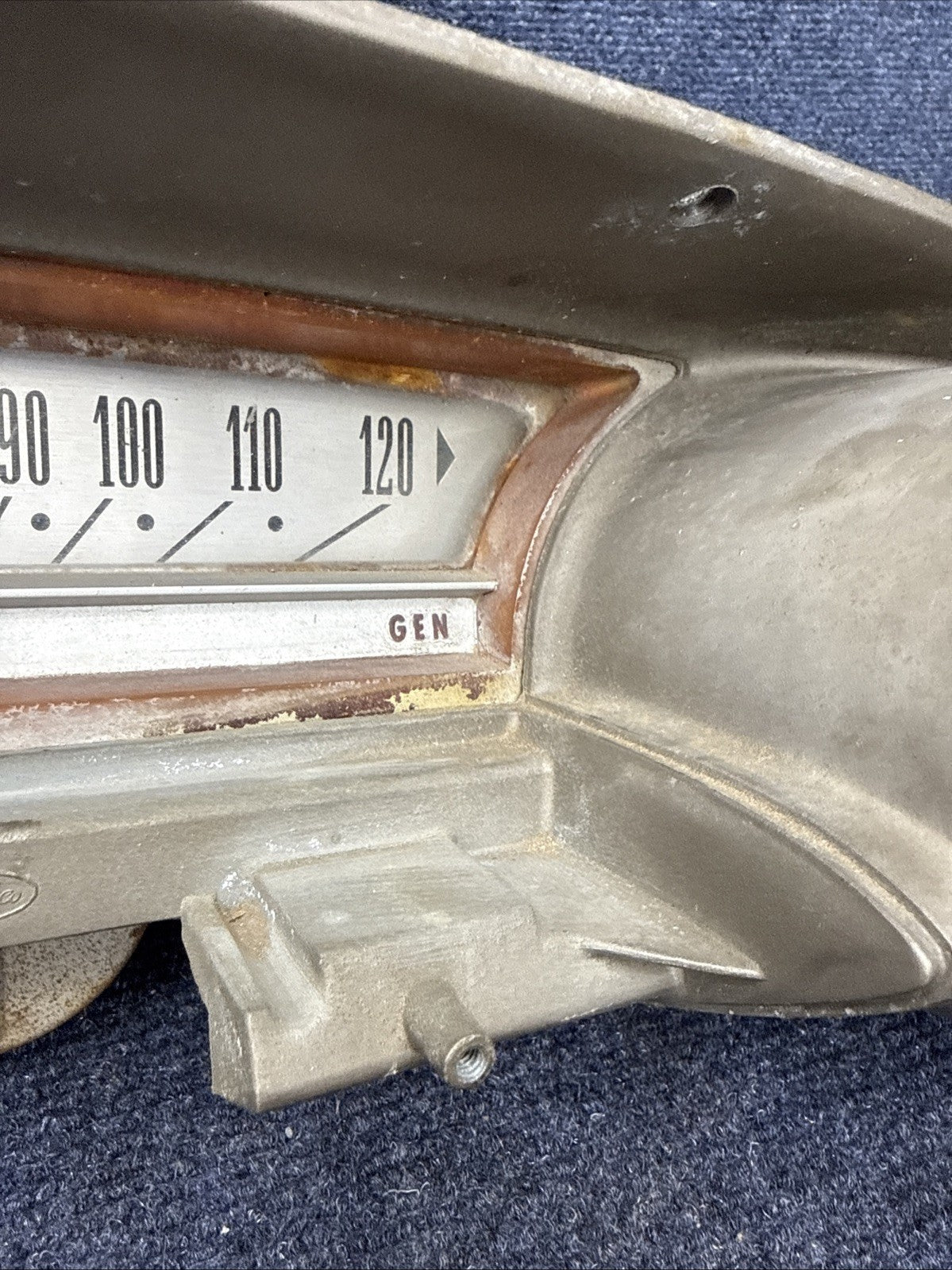 1963 1964 Ford Galaxie 500 Dash Instrument Cluster Speedometer Gauges OEM WHITE