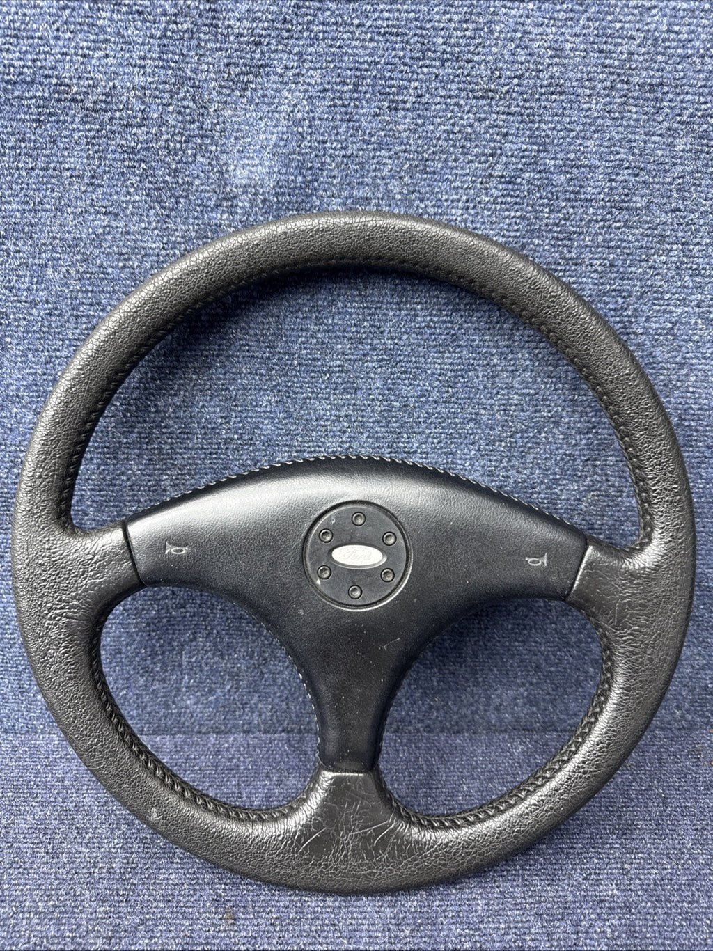 1984 85 86 ford mustang GT350 SVO factory leather steering wheel OEM Ford MINT