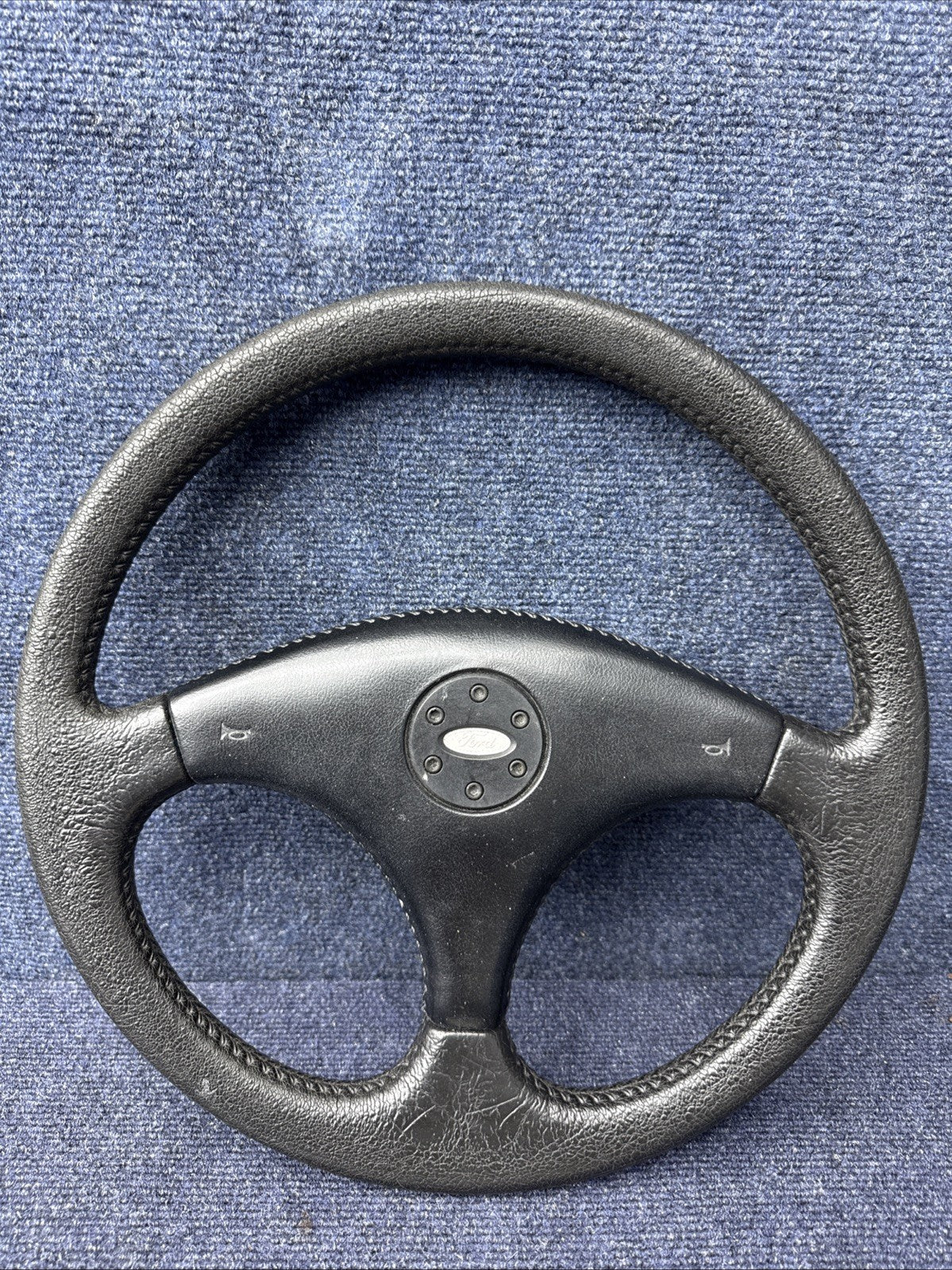 1984 85 86 ford mustang GT350 SVO factory leather steering wheel OEM Ford MINT