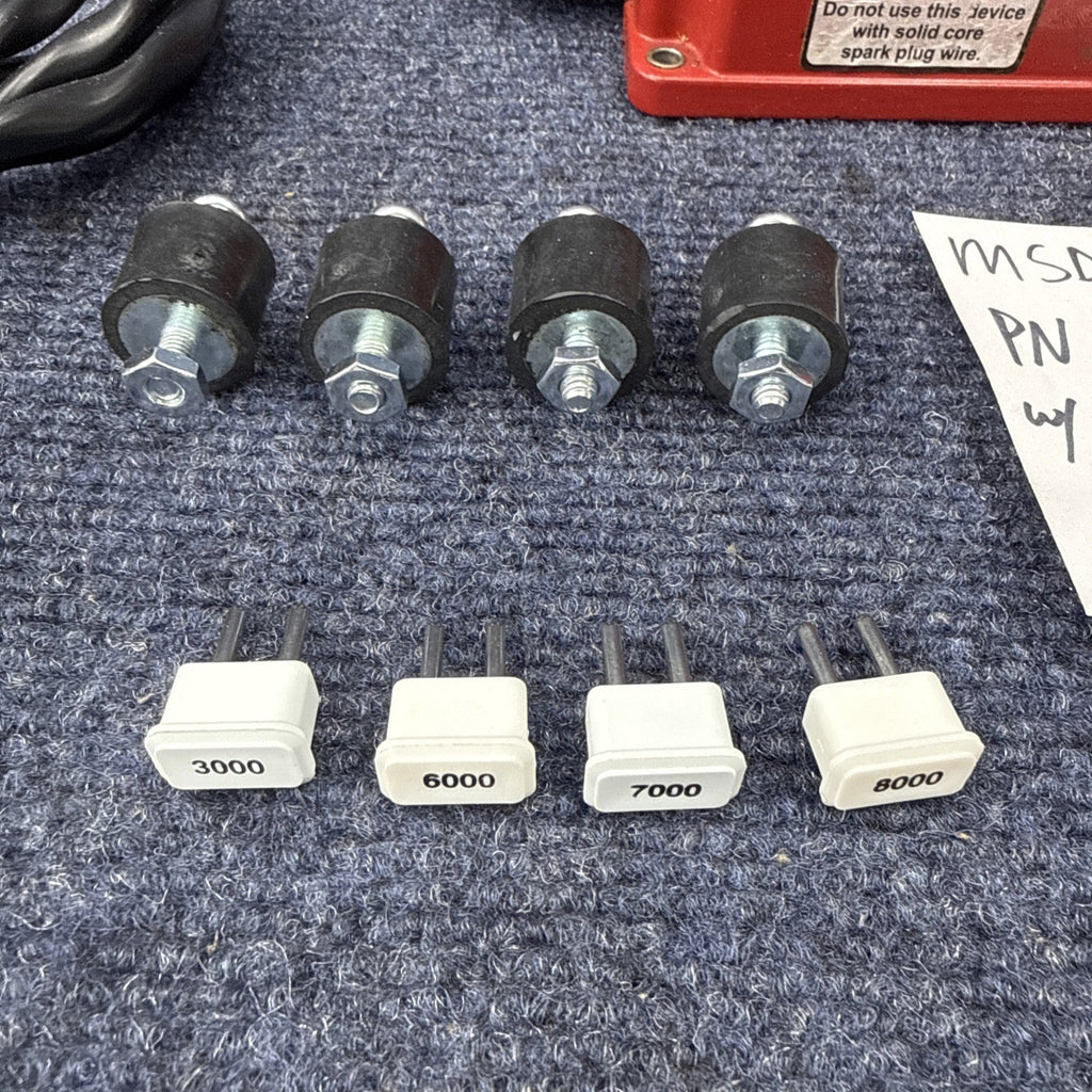 MSD Ignition 6425 Digital 6AL Ignition Control Box W/ Adjustable Rev Limit Red