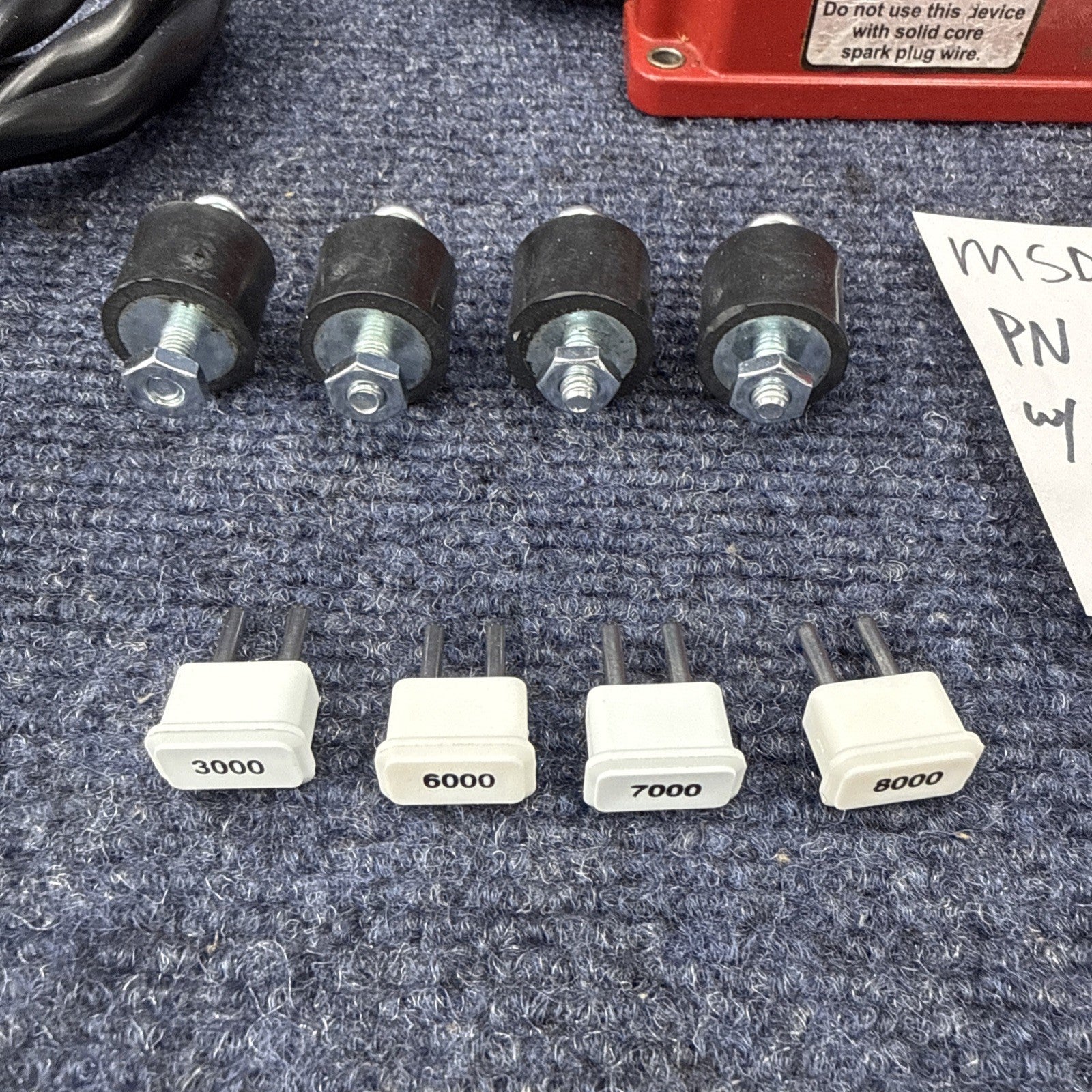 MSD Ignition 6425 Digital 6AL Ignition Control Box W/ Adjustable Rev Limit Red