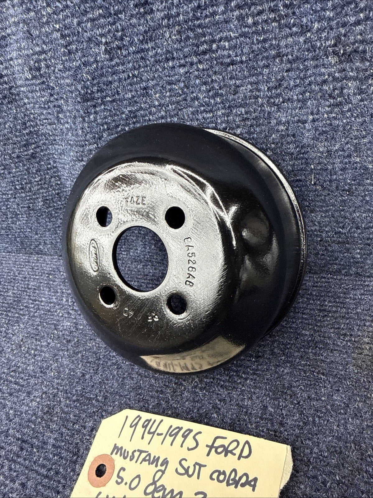 1994 1995 Ford Mustang GT Cobra OEM 5.0L 302 Water Pump Pulley F4ZE-8A528-AB