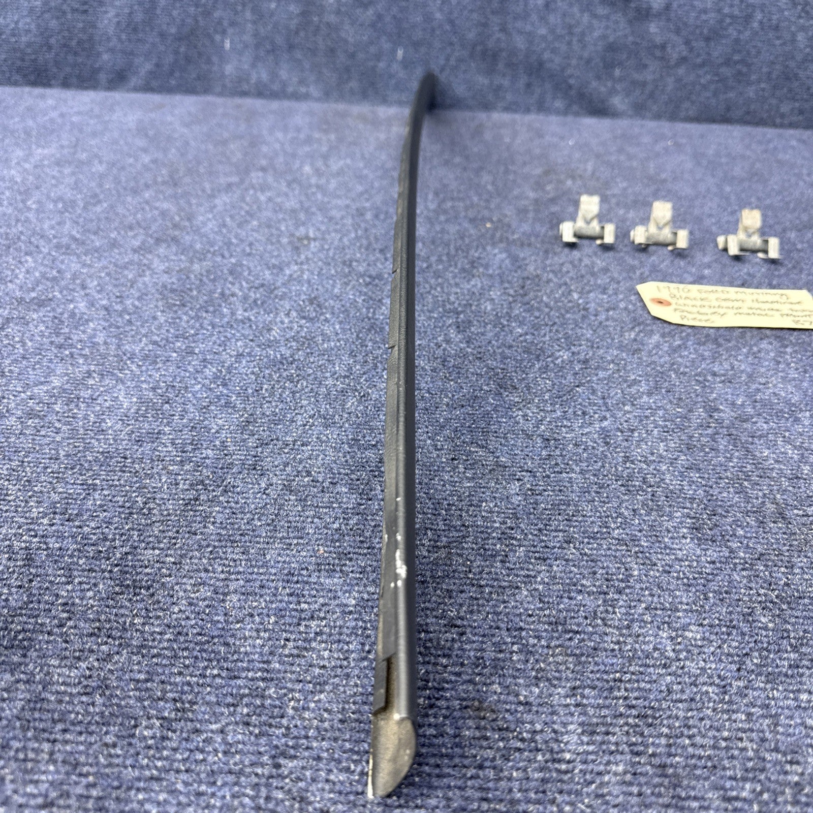 87-93 Ford Mustang Black Headliner Trim Metal Windshield Window NICE! GT Cobra