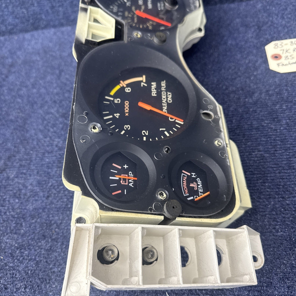 83 84 1985 1986 Ford Mustang Gauge Cluster 7k Tachometer Speedometer Tach OEM Gt