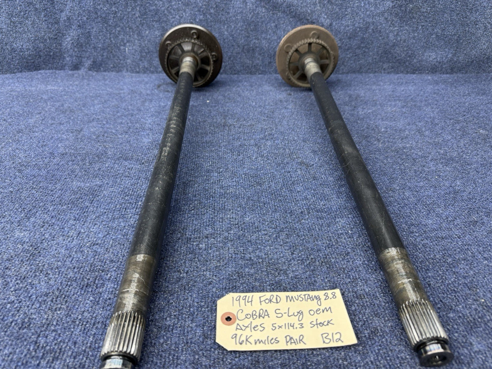 5 Lug Rear Axle Shaft OEM FORD V8 5.0 1994 - 1998 8.8  Mustang Pair 5x114.3 Sn95
