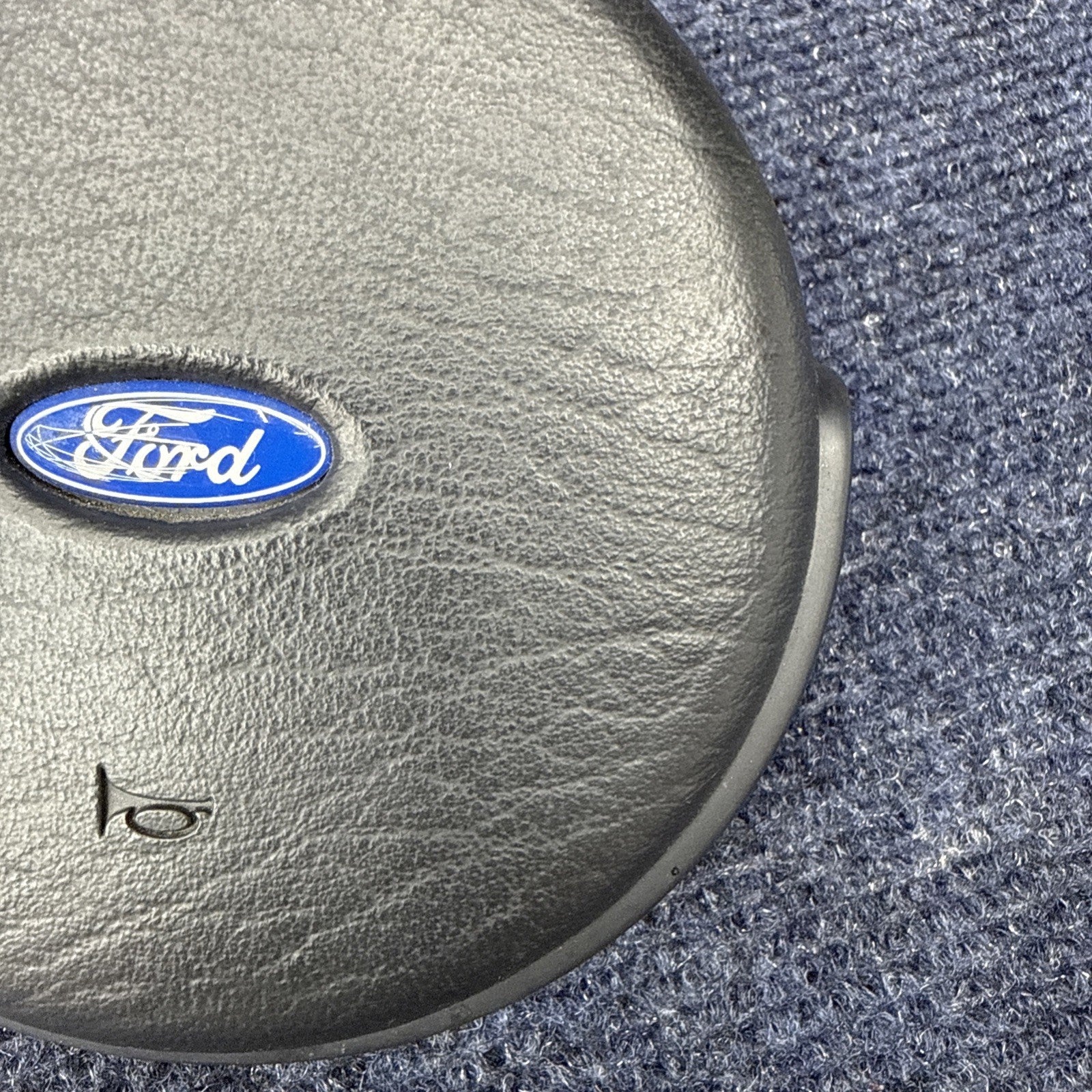 87-89 Ford Mustang Steering Wheel Horn Button Factory Tilt Steering Column OEM