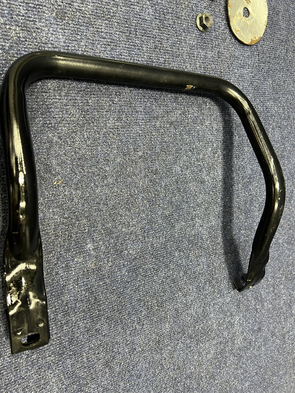 1990-1993 Ford Mustang Rear Seat Mounting Bracket Lower Bottom Cushion Belt Bars