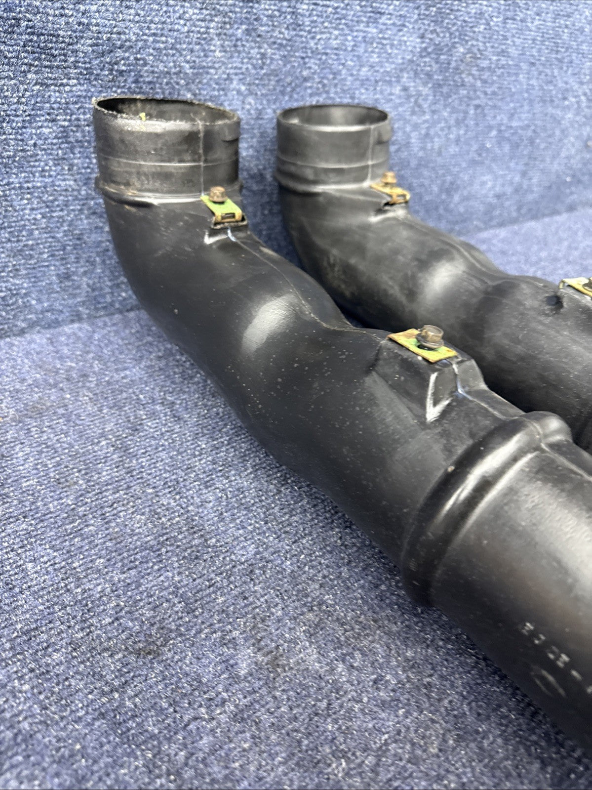1982 1983 1984 1985 Mustang Gt Dual Snorkel Air Cleaner Ducts Tubes OEM Foxbody