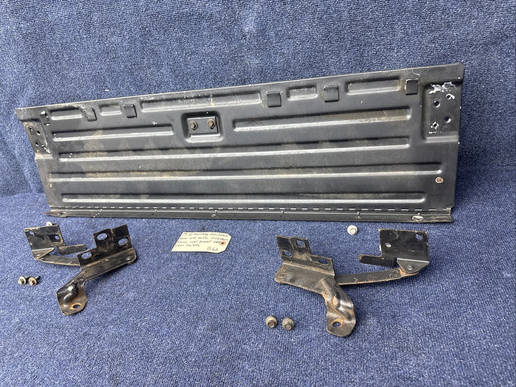 79-83 MUSTANG HATCHBACK REAR BACK SEAT METAL FOLD DOWN PANEL TRUNK COVER OEM