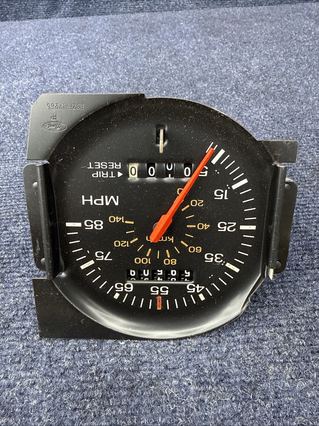 1983-1986 Ford Mustang 85mph Speedometer Gauge for Restoration or New Overlay