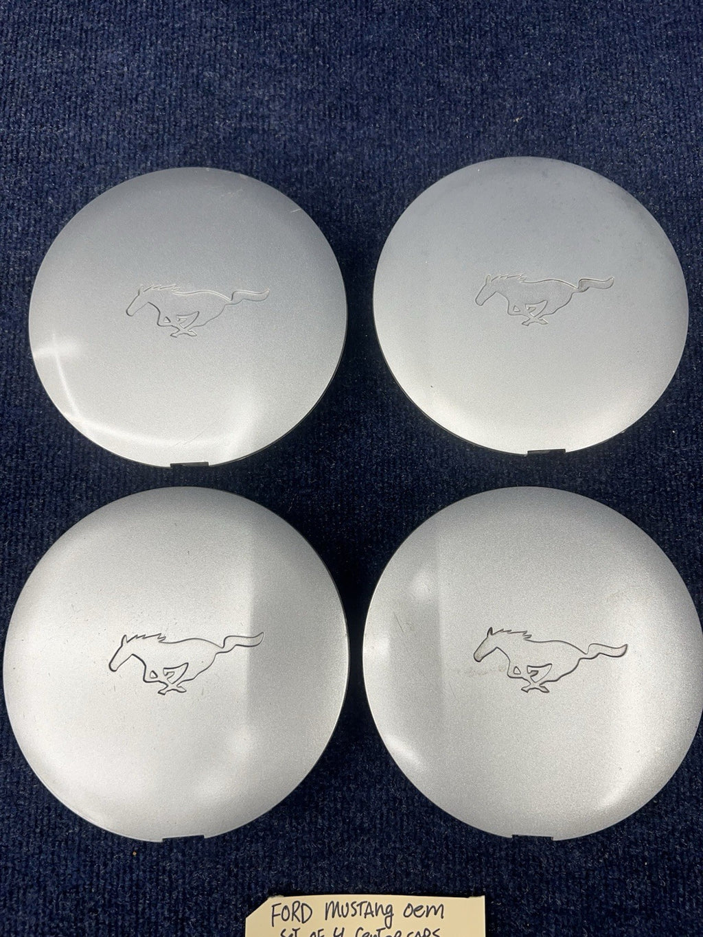 1993-1995 OEM FORD MUSTANG WHEEL HUB CENTER CAP F4ZC-1A096-CB 4pcs