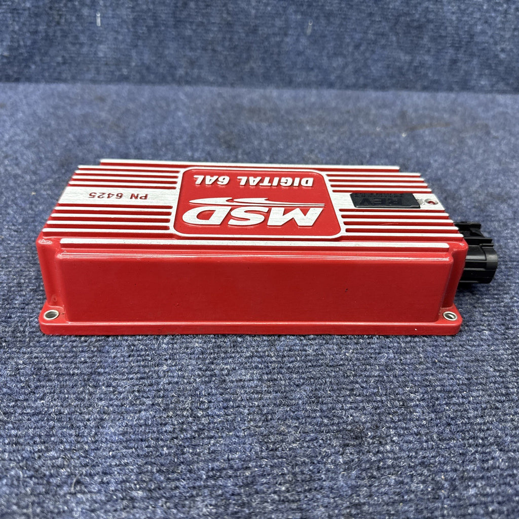 MSD Ignition 6425 Digital 6AL Ignition Control Box W/ Adjustable Rev Limit Red