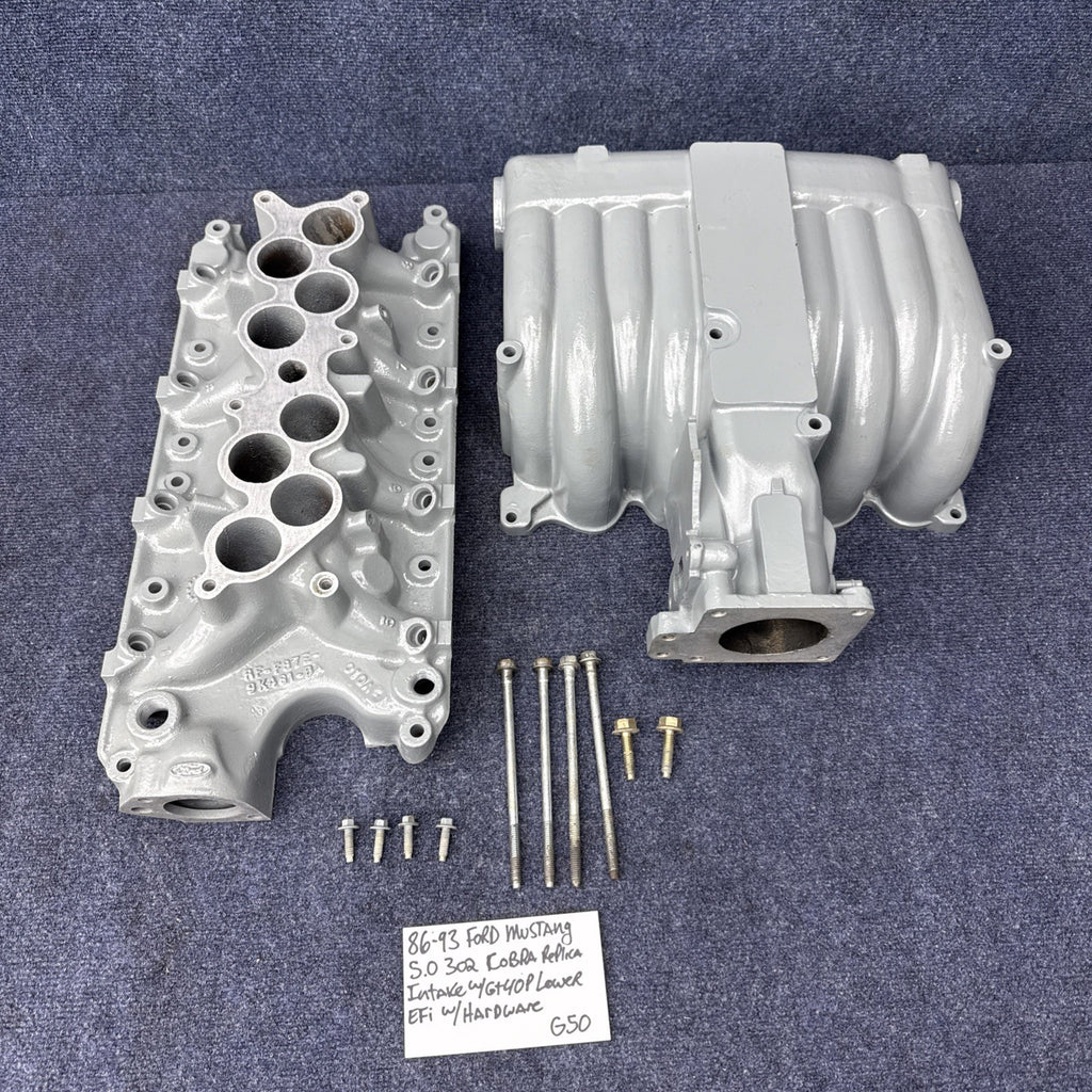 1986-1993 Ford Mustang Cobra Intake GT40p Lower Replica Gt40 5.0 302 Efi Foxbody