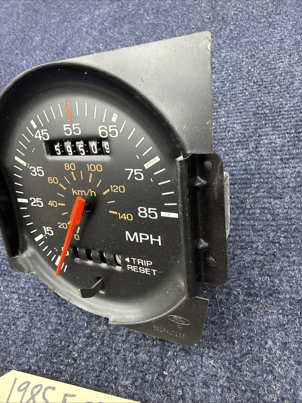 1983-1986 Ford Mustang 85mph Speedometer Gauge for Restoration or New Overlay