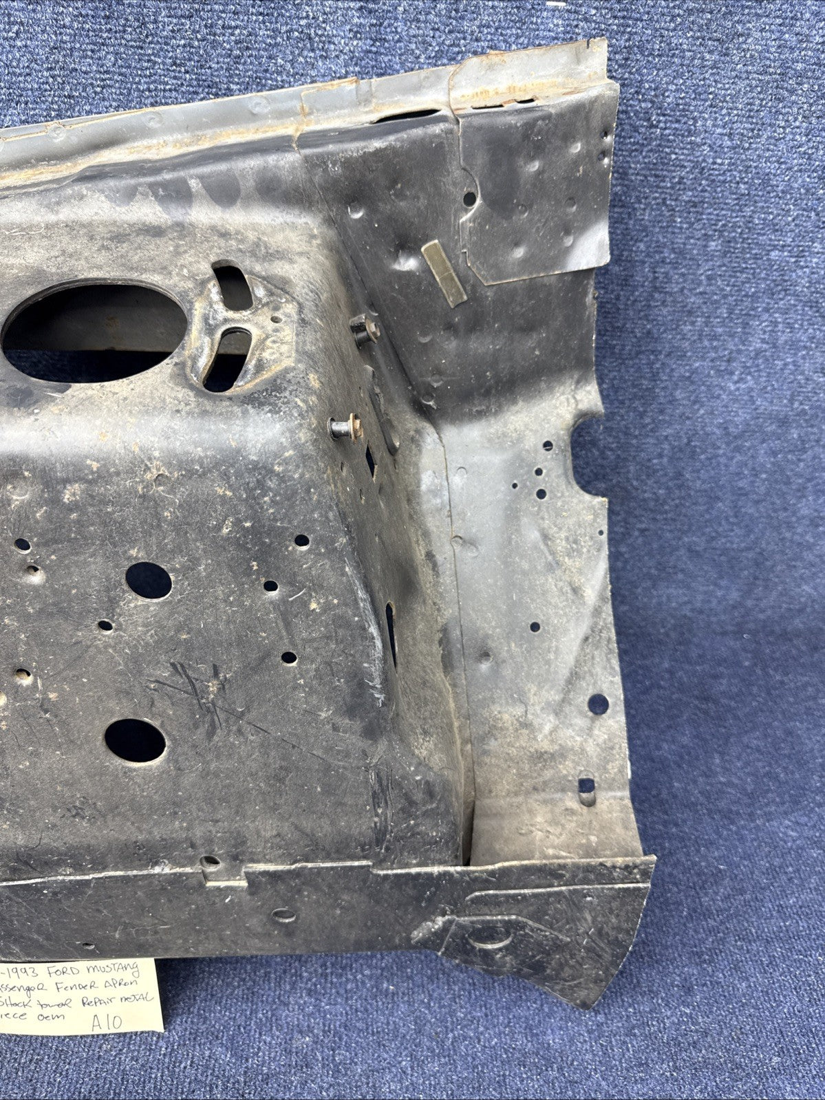 1987 - 1993 MUSTANG RH FENDER APRON FRAME SHOCK TOWER METAL OEM Passenger Side