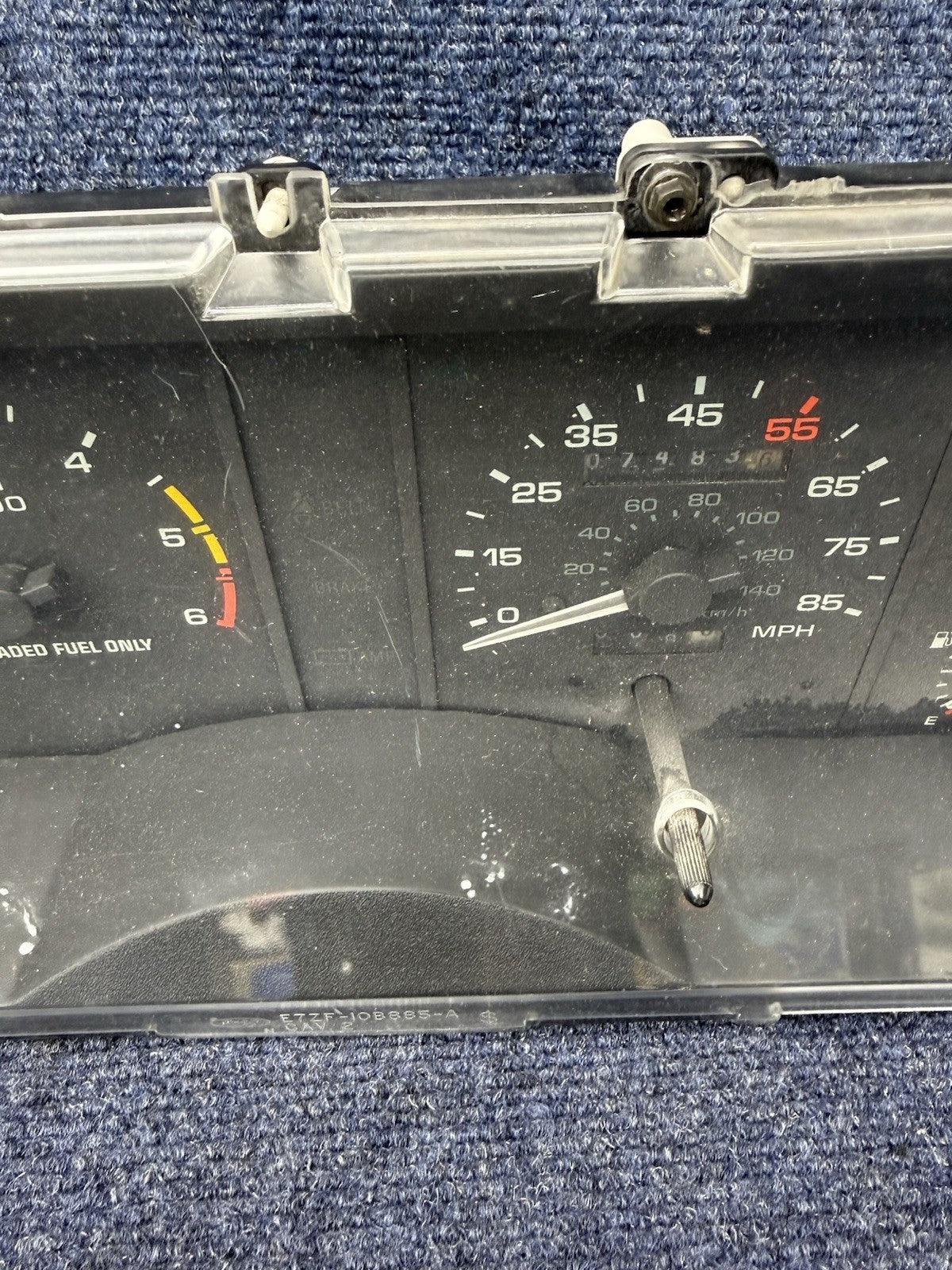 1987-1989 MUSTANG V8 85MPH 6k Rpm GAUGE INSTRUMENT CLUSTER FORD Oem Gt Lx Anti