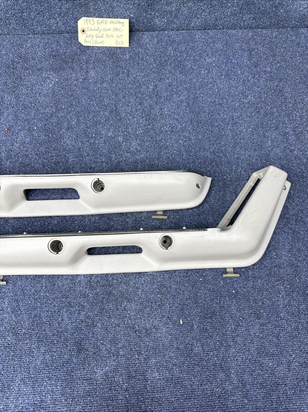 87-93 Ford Fox Body Mustang OPAL Gray Door Handle Pull Armrest 1987-1993 5.0L