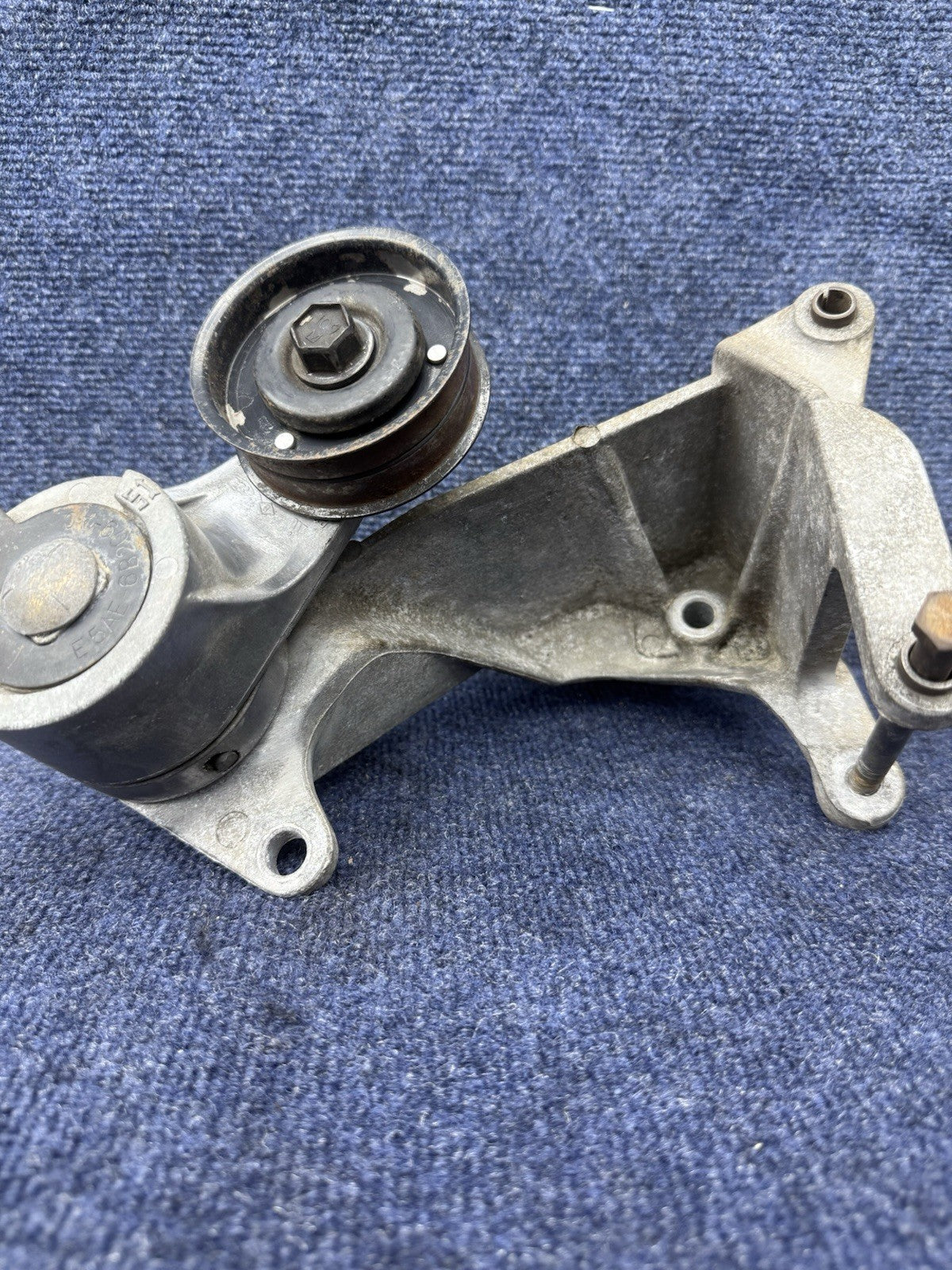 85-93 Ford Mustang Alternator Bracket Front Belt Accessory Smog Tensioner OEM V8