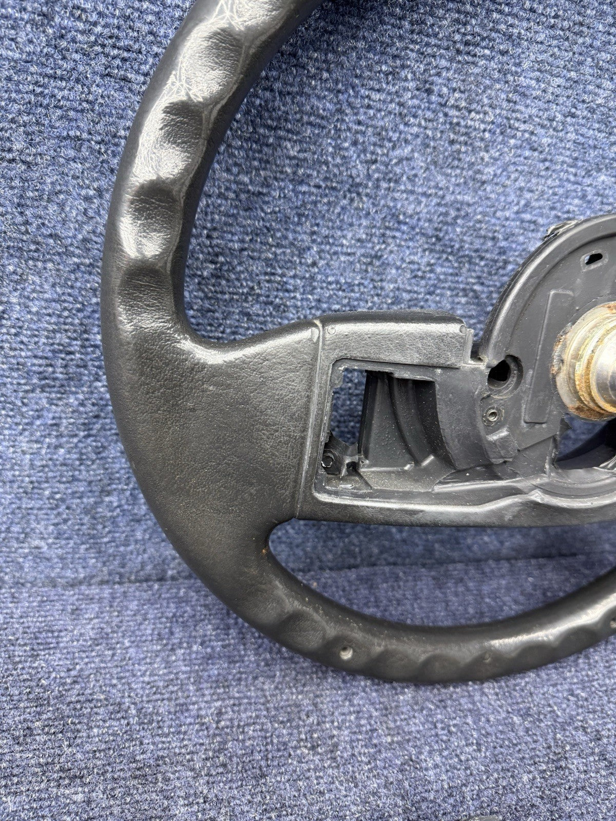 1987-1989 FORD MUSTANG BLACK STEERING WHEEL 87 88 89 OEM GT LX 2 Spoke Factory