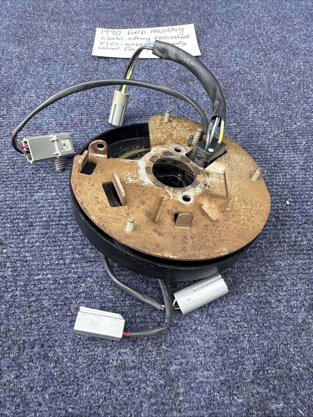 90-91 Ford Mustang Clock Spring F0ZC-14A664 Steering Wheel Bag Factory OEM