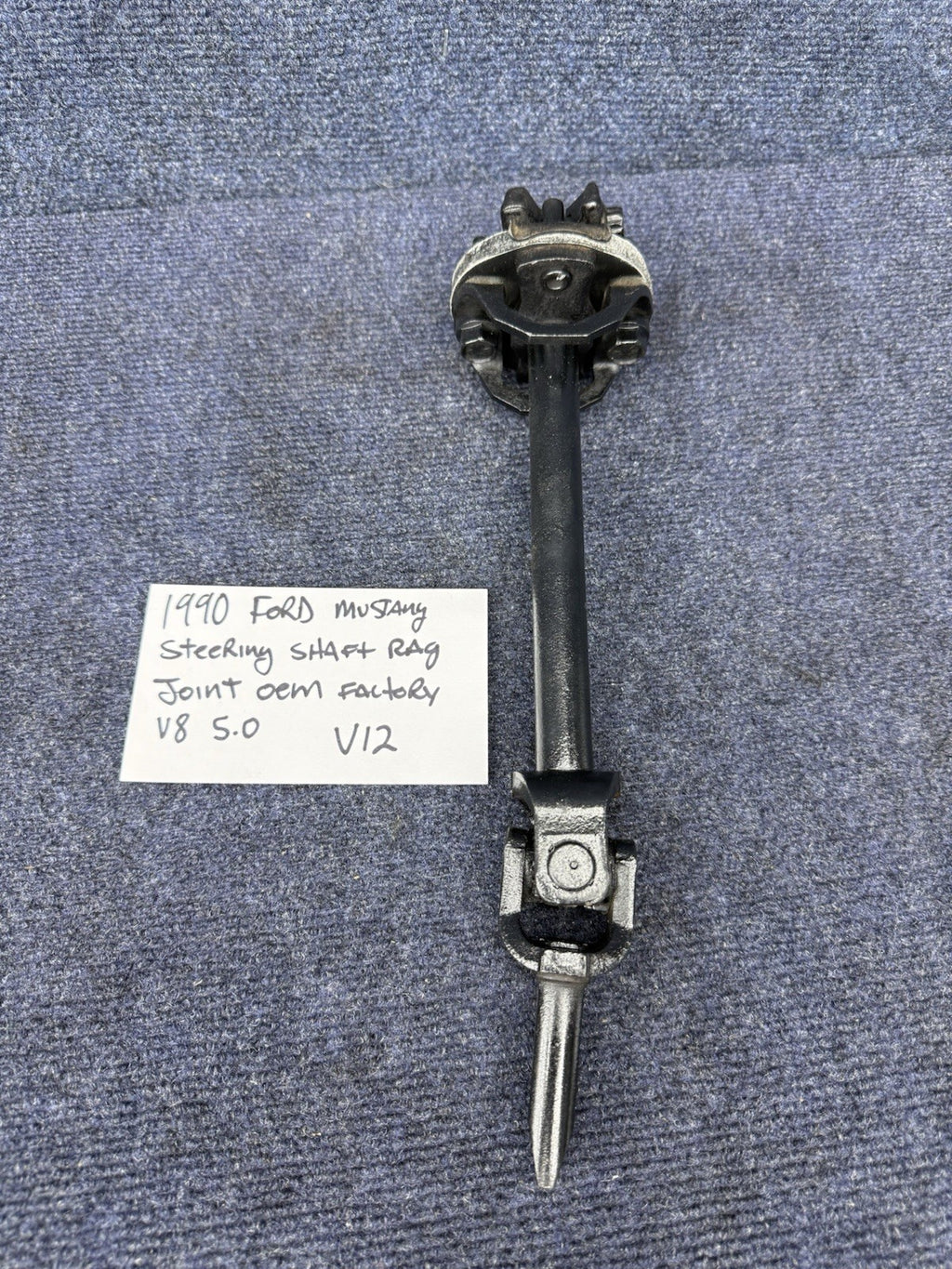 87-93 Ford Mustang Steering Column Knuckle Shaft Rag Joint Power Steer Rack OEM