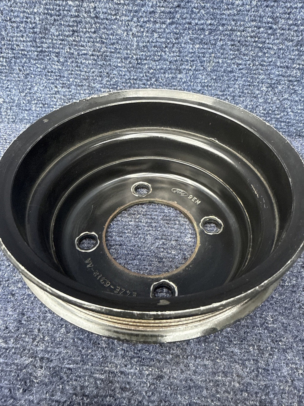86-93 FORD MUSTANG 5.0 LX GT 302 CRANK SERPENTINE BELT PULLEY OEM E4ZE-6312-AA