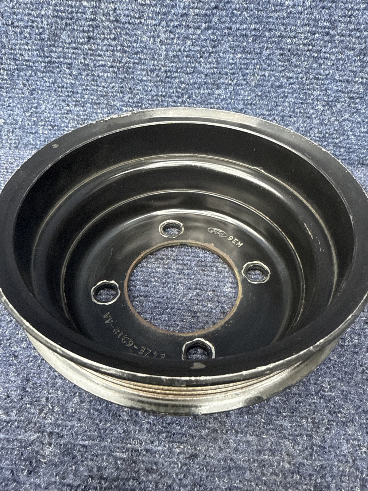 86-93 FORD MUSTANG 5.0 LX GT 302 CRANK SERPENTINE BELT PULLEY OEM E4ZE-6312-AA