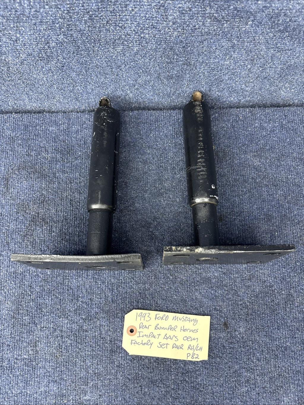 1987 - 1993 Ford Mustang Rear Bumper Crash Impact Absorbers 87-93 OEM Factory