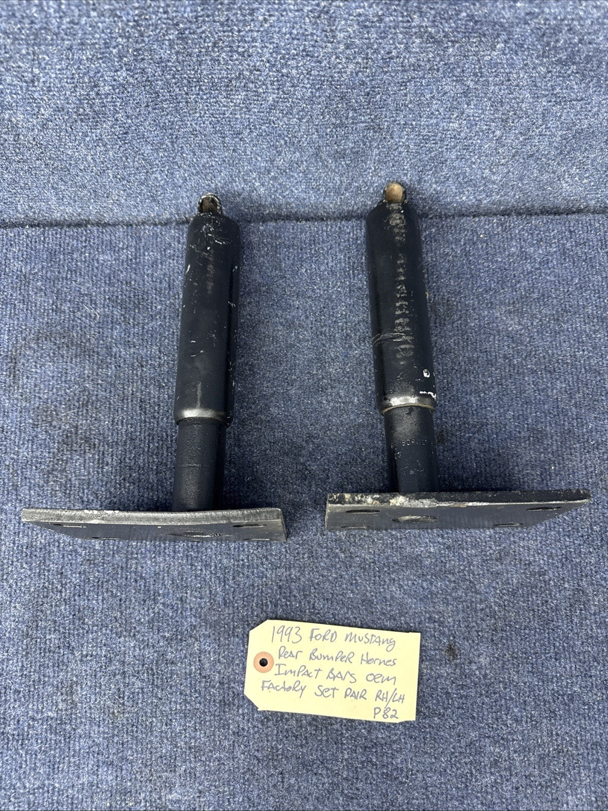 1987 - 1993 Ford Mustang Rear Bumper Crash Impact Absorbers 87-93 OEM Factory