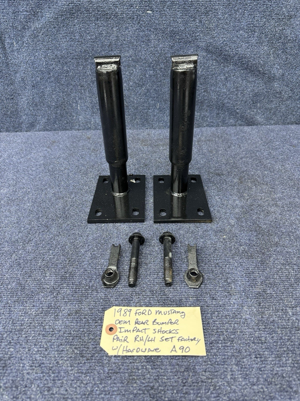 1987 - 1993 Ford Mustang Rear Bumper Crash Impact Absorbers 87-93 OEM Factory
