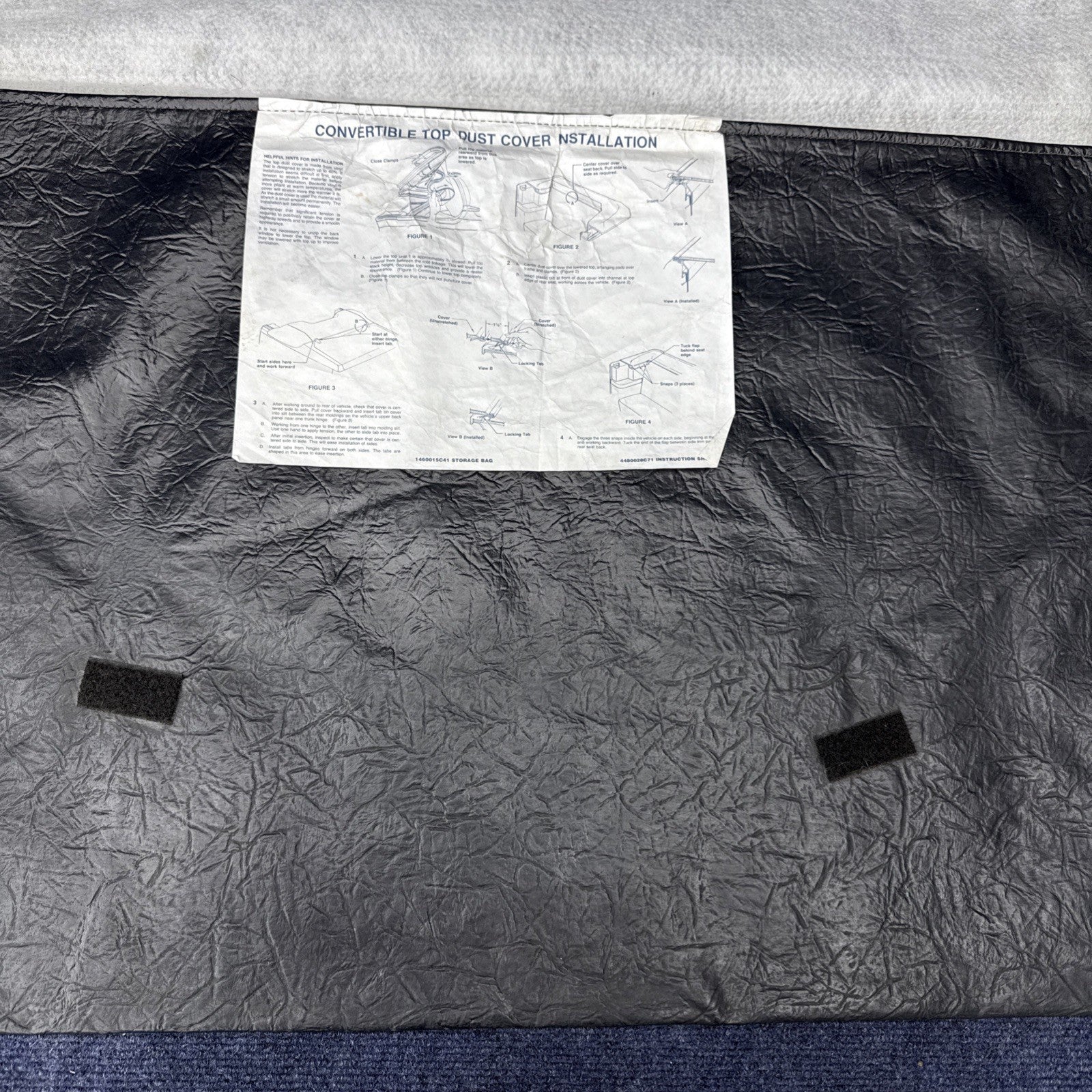 83-93 Ford Mustang 5.0L Convertible Top Boot Cover Storage Bag Oem Factory Nice