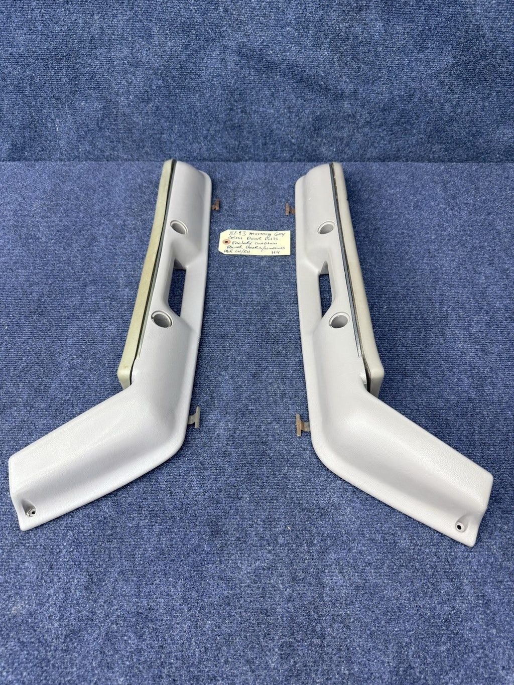 87-93 Ford Fox Body Mustang Gray Door Handle Pull Armrest 1987-1993 5.0L OEM