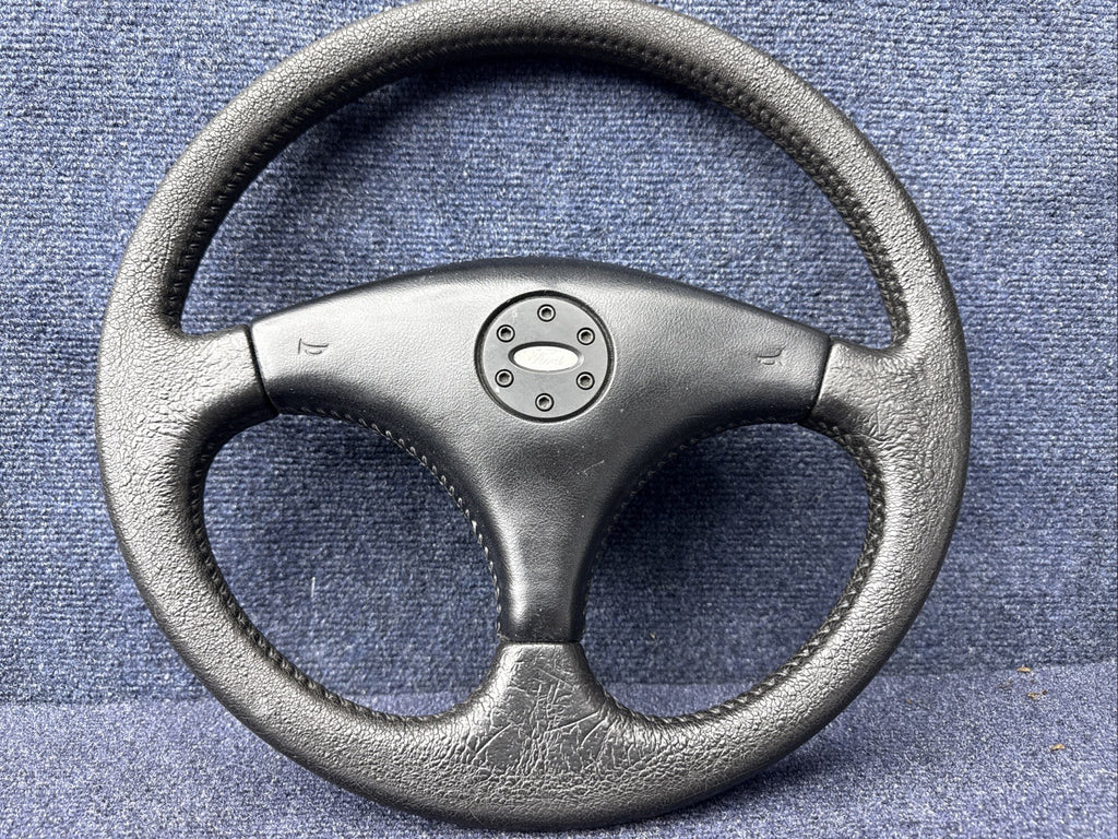 1984 85 86 ford mustang GT350 SVO factory leather steering wheel OEM Ford MINT