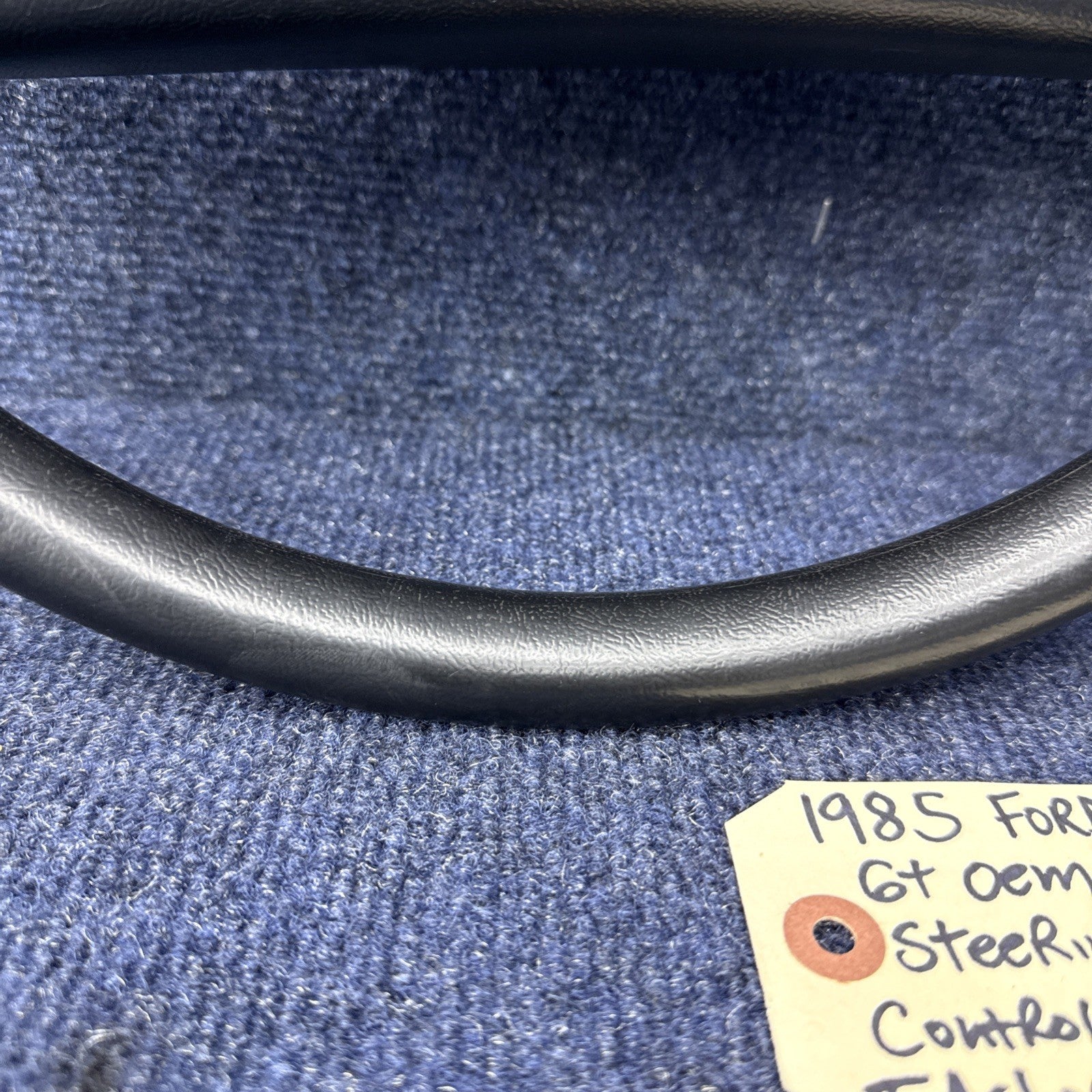 1985  1986 Ford Mustang Steering Wheel 2 Spoke Cruise Control OEM Factory Nice